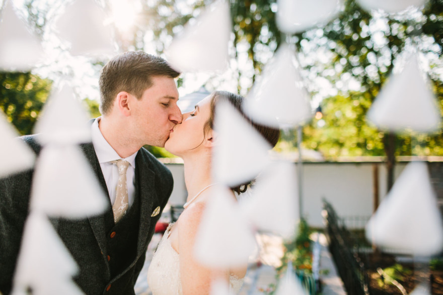 Playful Backyard Phoenix Wedding – Photo by Let's Frolic Together