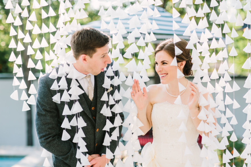 Playful Backyard Phoenix Wedding – Photo by Let's Frolic Together