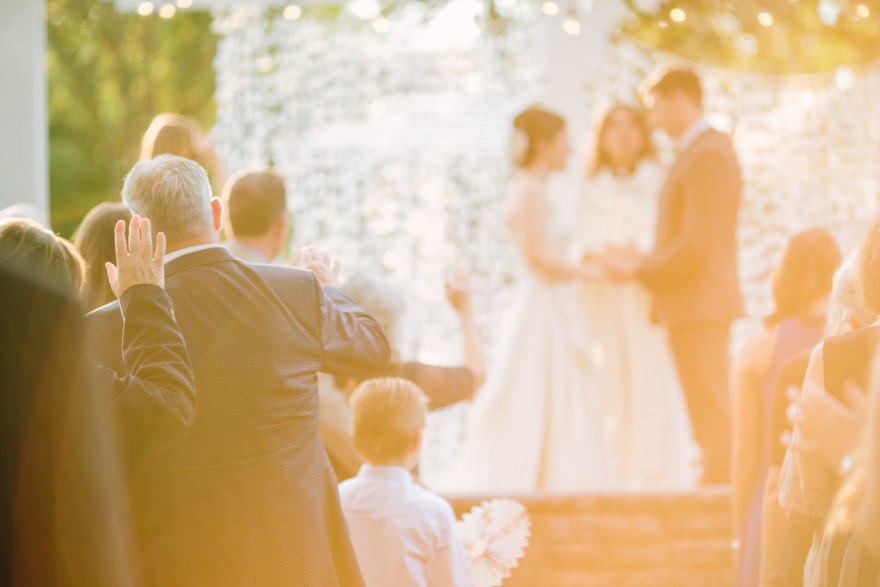 Playful Backyard Phoenix Wedding – Photo by Let's Frolic Together