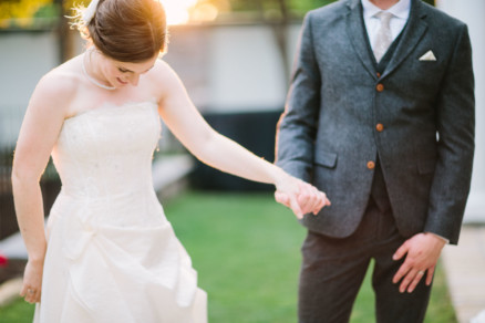 Playful Backyard Phoenix Wedding – Photo by Let's Frolic Together
