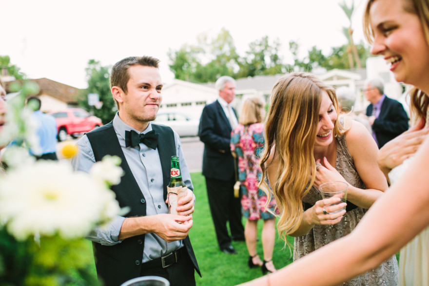 Playful Backyard Phoenix Wedding – Photo by Let's Frolic Together