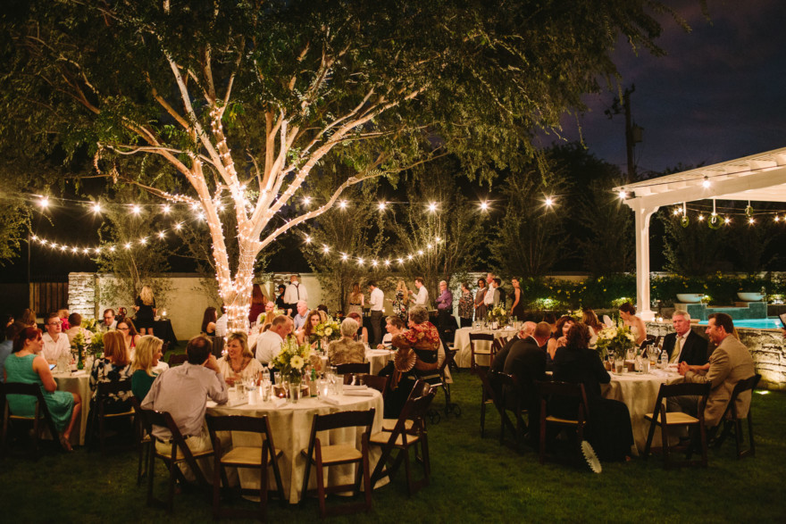 Playful Backyard Phoenix Wedding – Photo by Let's Frolic Together