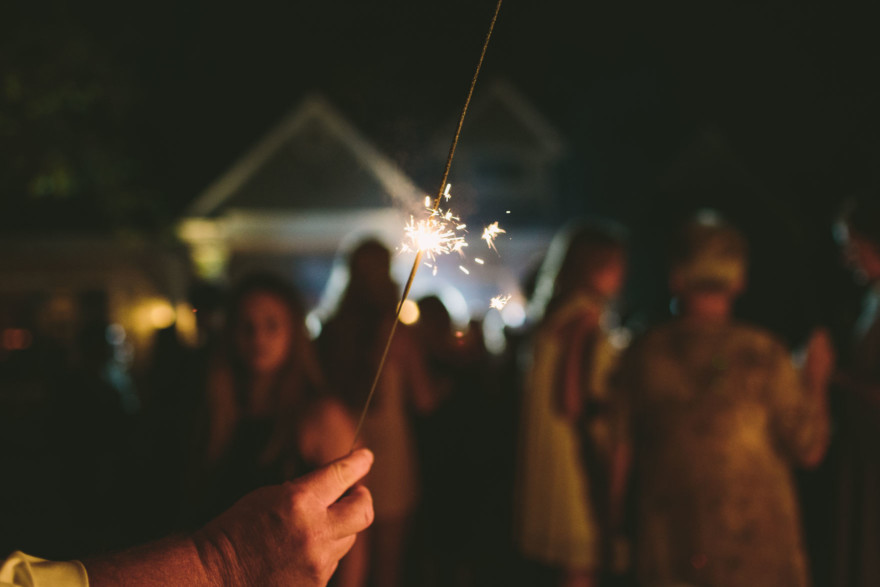 Playful Backyard Phoenix Wedding – Photo by Let's Frolic Together