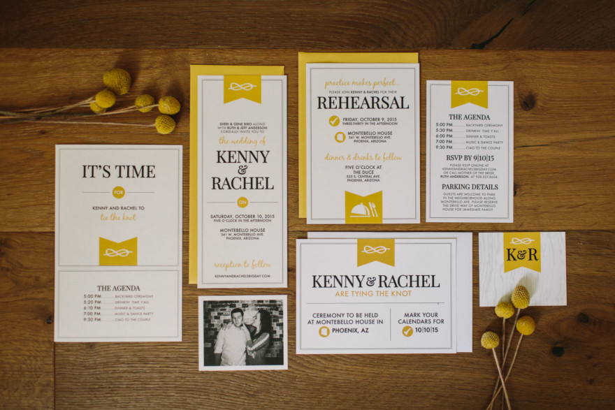 Playful Backyard Phoenix Wedding – Photo by Let's Frolic Together