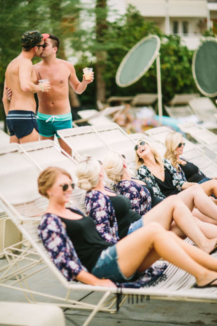 Modern Glam Palm Springs Wedding – Photo by Let's Frolic Together