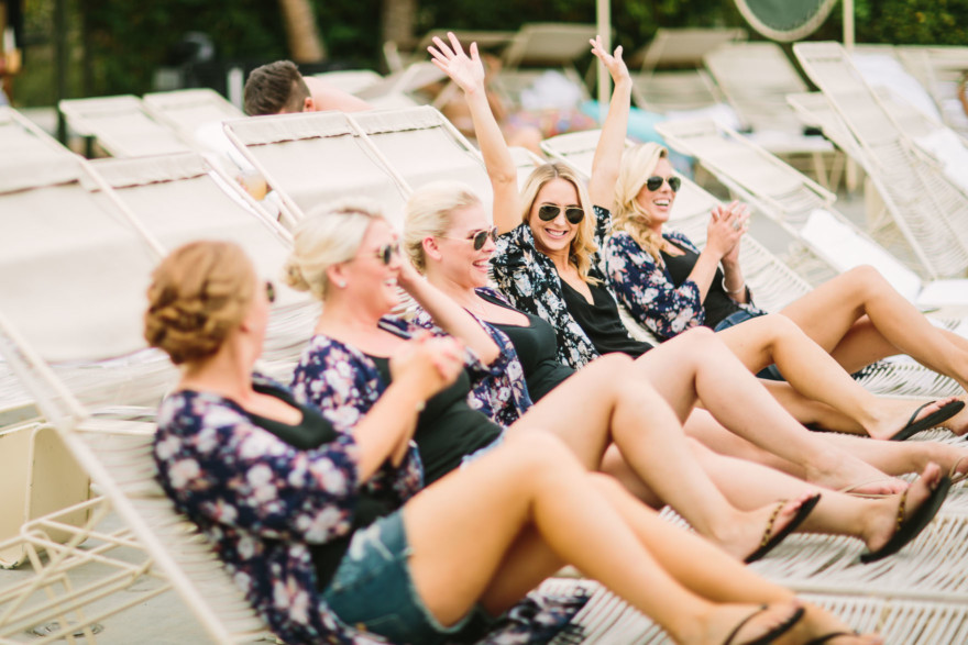 Modern Glam Palm Springs Wedding – Photo by Let's Frolic Together
