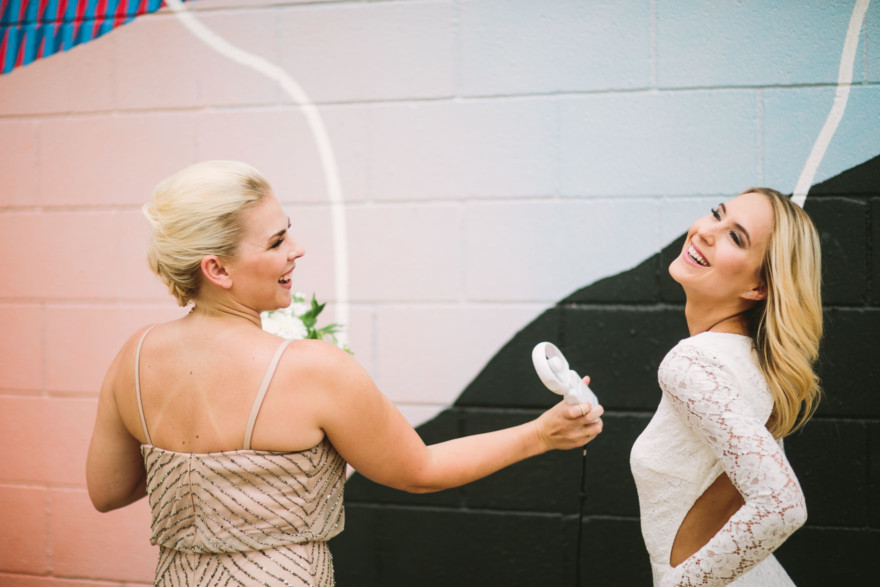 Modern Glam Palm Springs Wedding – Photo by Let's Frolic Together