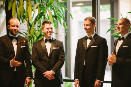 Modern Glam Palm Springs Wedding – Photo by Let's Frolic Together