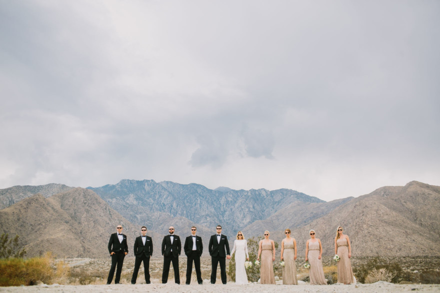 Modern Glam Palm Springs Wedding – Photo by Let's Frolic Together