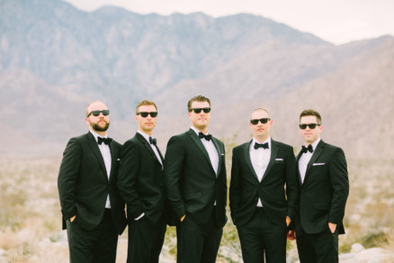 Modern Glam Palm Springs Wedding – Photo by Let's Frolic Together