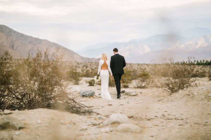 Modern Glam Palm Springs Wedding – Photo by Let's Frolic Together