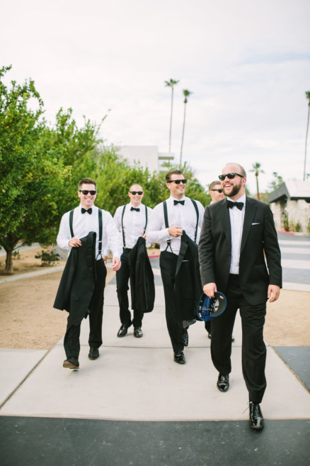 Modern Glam Palm Springs Wedding – Photo by Let's Frolic Together
