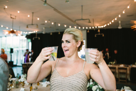 Modern Glam Palm Springs Wedding – Photo by Let's Frolic Together