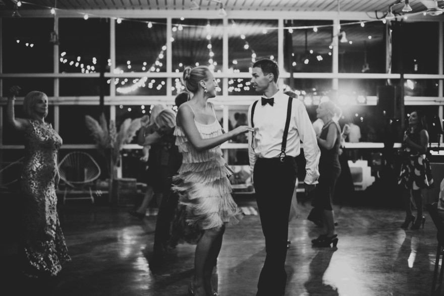 Modern Glam Palm Springs Wedding – Photo by Let's Frolic Together