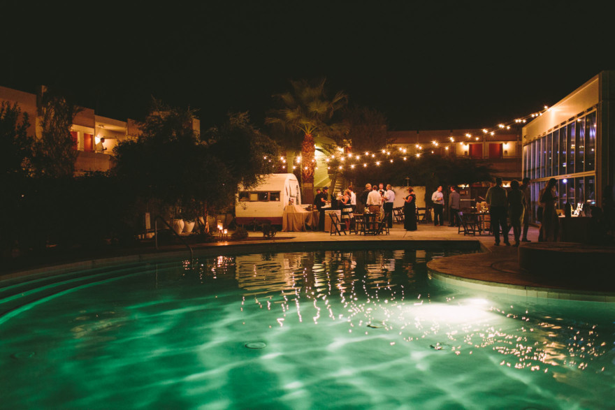 Modern Glam Palm Springs Wedding – Photo by Let's Frolic Together