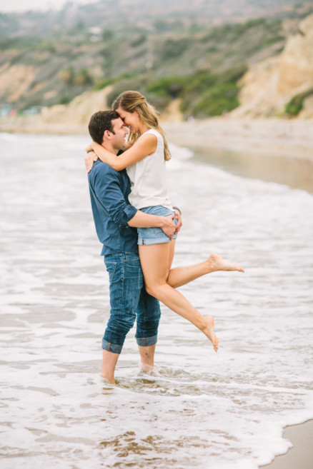 Love is Splashing By the Ocean – Photo by Let's Frolic Together