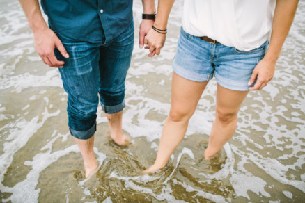 Love is Splashing By the Ocean – Photo by Let's Frolic Together