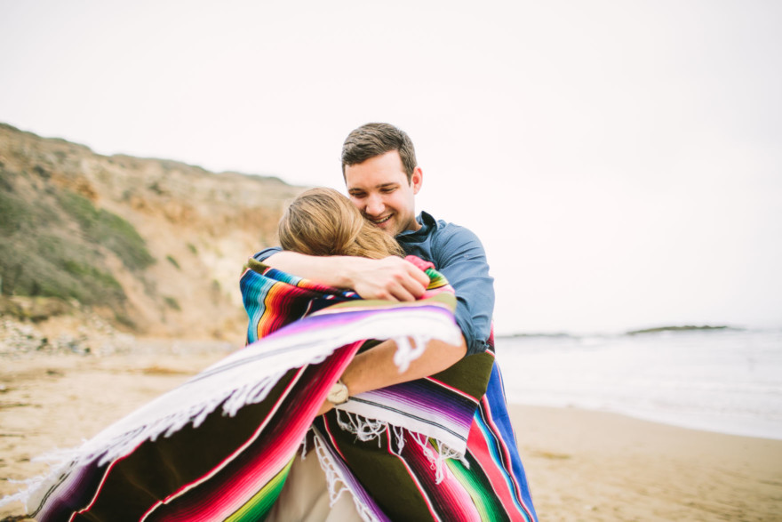 Love is Splashing By the Ocean – Photo by Let's Frolic Together