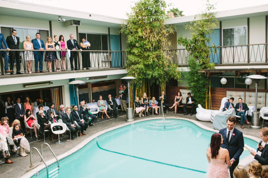 Rockin’ Retro Pearl Hotel Wedding – Photo by Let's Frolic Together