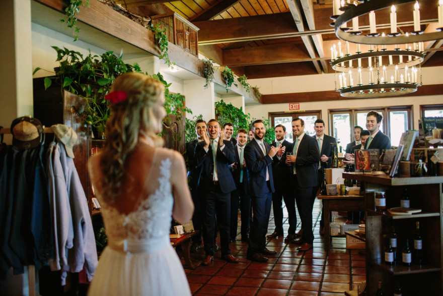Glowing Gainey Vineyard Wedding – Photo by Let's Frolic Together