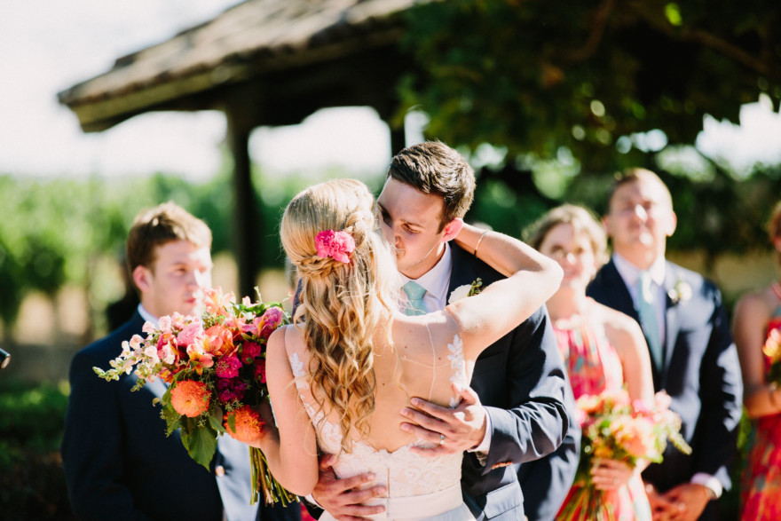 Glowing Gainey Vineyard Wedding – Photo by Let's Frolic Together