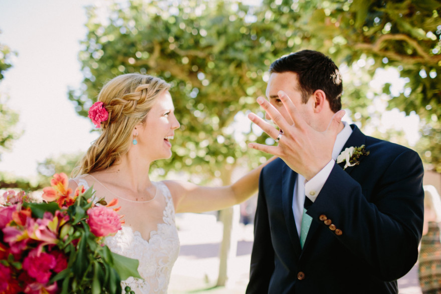 Glowing Gainey Vineyard Wedding – Photo by Let's Frolic Together