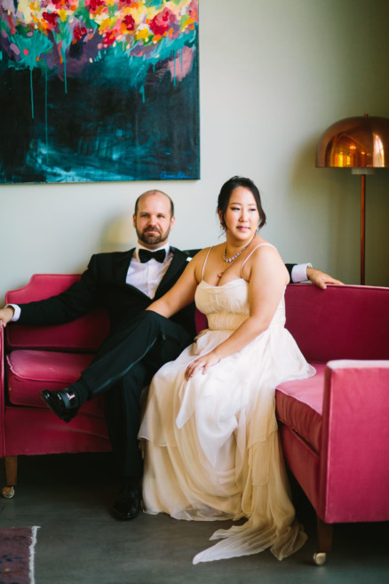 Wild Dinosaur Fig House Wedding – Photo by Let's Frolic Together