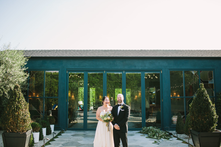 Wild Dinosaur Fig House Wedding – Photo by Let's Frolic Together