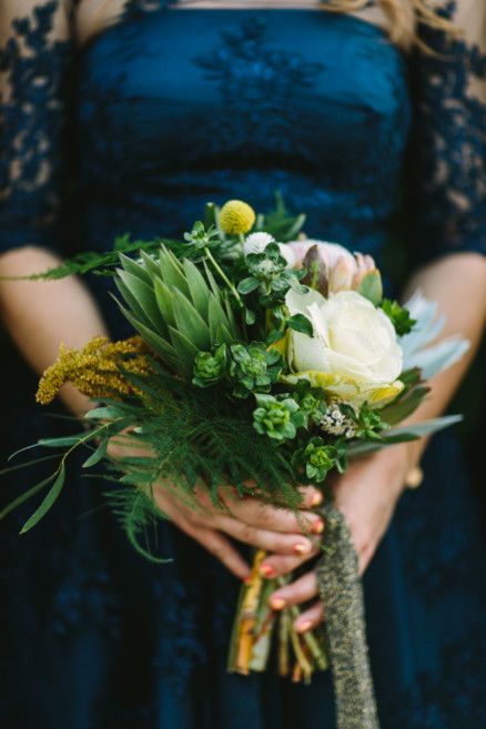 Wild Dinosaur Fig House Wedding – Photo by Let's Frolic Together