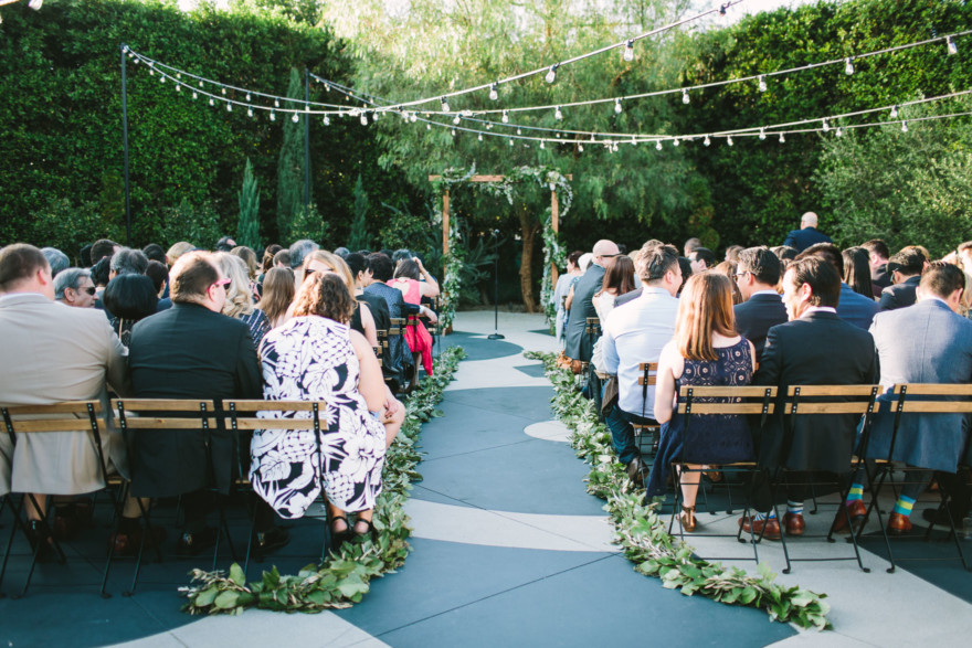 Wild Dinosaur Fig House Wedding – Photo by Let's Frolic Together