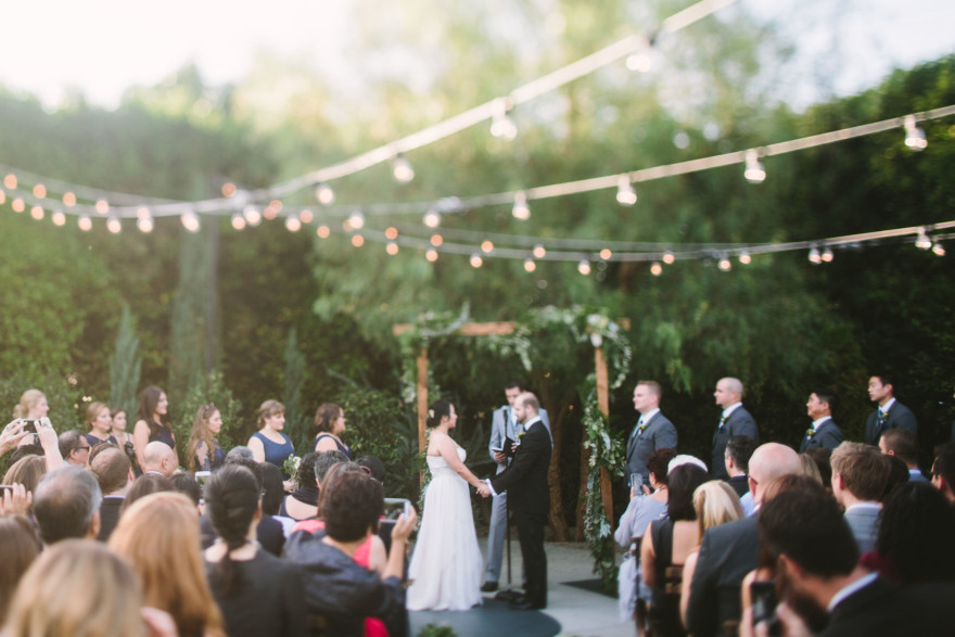 Wild Dinosaur Fig House Wedding – Photo by Let's Frolic Together