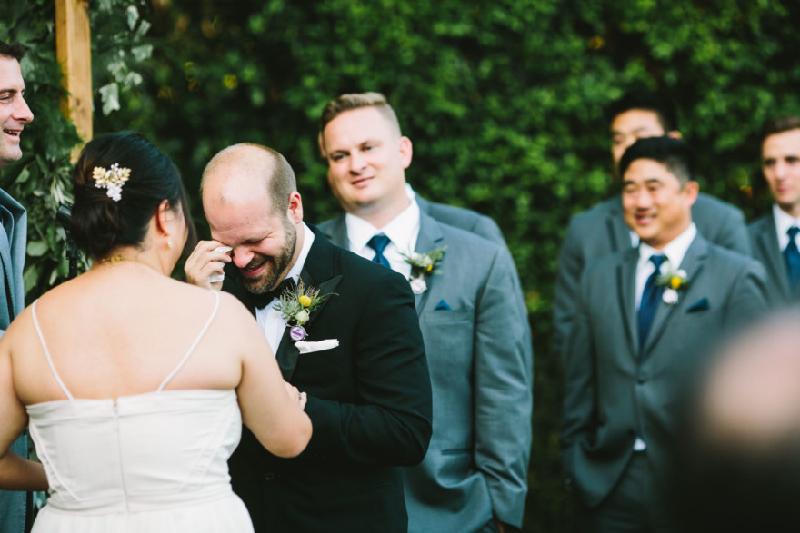 Wild Dinosaur Fig House Wedding – Photo by Let's Frolic Together