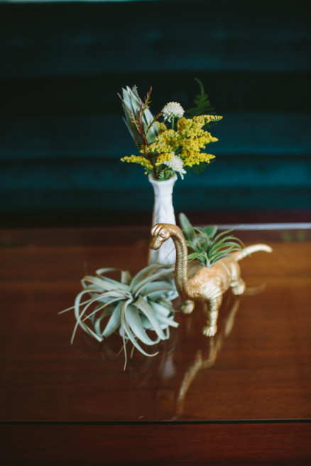 Wild Dinosaur Fig House Wedding – Photo by Let's Frolic Together