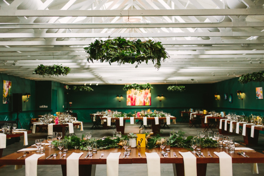 Wild Dinosaur Fig House Wedding – Photo by Let's Frolic Together