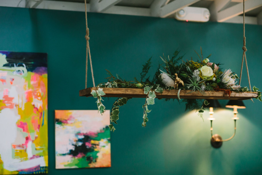Wild Dinosaur Fig House Wedding – Photo by Let's Frolic Together
