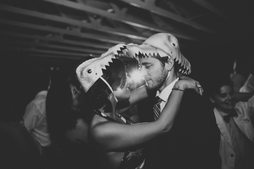 Wild Dinosaur Fig House Wedding – Photo by Let's Frolic Together