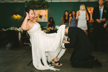 Wild Dinosaur Fig House Wedding – Photo by Let's Frolic Together