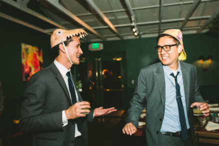 Wild Dinosaur Fig House Wedding – Photo by Let's Frolic Together