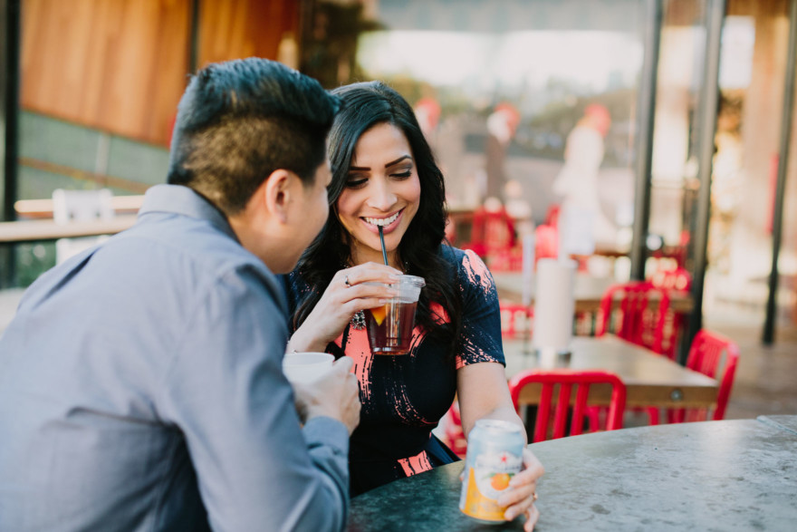 Sweet & Snuggly Urban Engagement – Photo by Let's Frolic Together