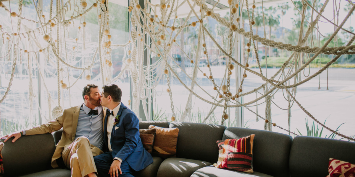 Kitschy Wild West Queer Wedding – Photo by Let's Frolic Together