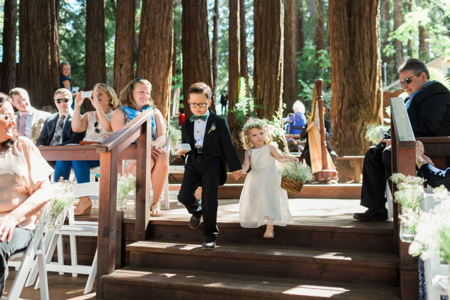 A Redwoods Fairytale Wedding – Photo by Let's Frolic Together