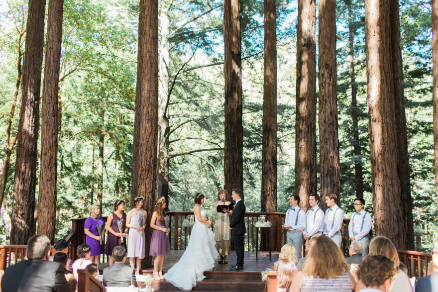 A Redwoods Fairytale Wedding – Photo by Let's Frolic Together