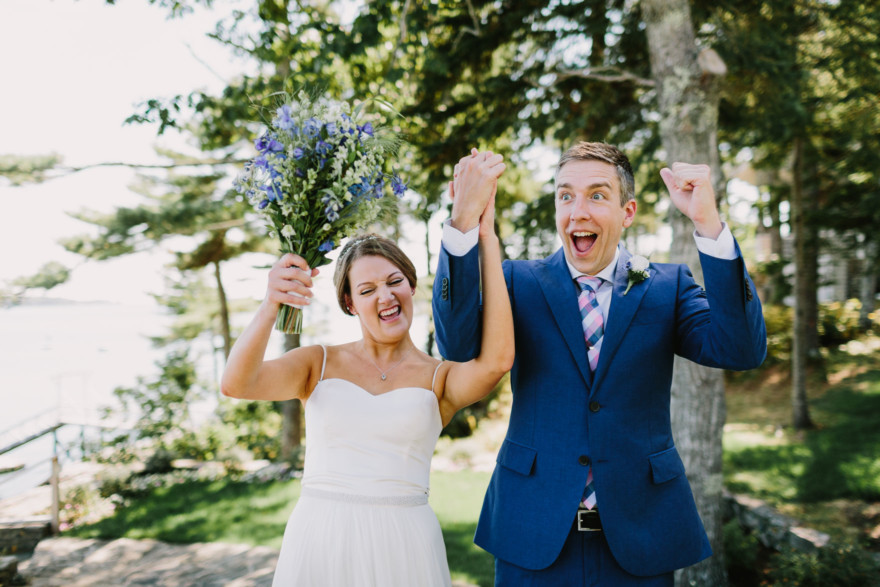 A Dreamy Seaside Union in Maine – Photo by Let's Frolic Together