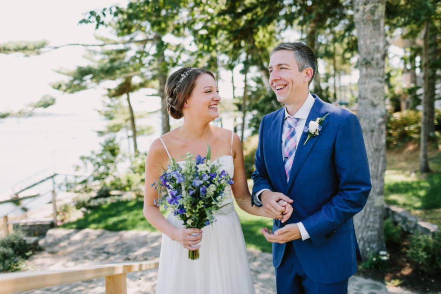 A Dreamy Seaside Union in Maine – Photo by Let's Frolic Together