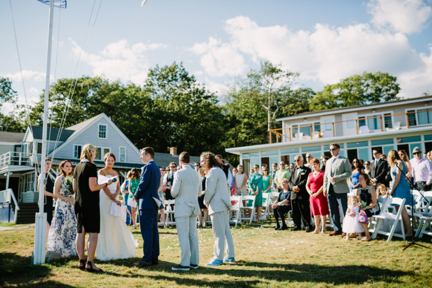 A Dreamy Seaside Union in Maine – Photo by Let's Frolic Together