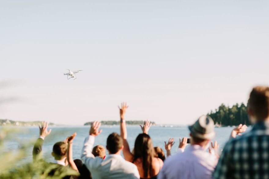 A Dreamy Seaside Union in Maine – Photo by Let's Frolic Together