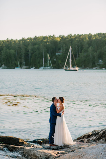 A Dreamy Seaside Union in Maine – Photo by Let's Frolic Together