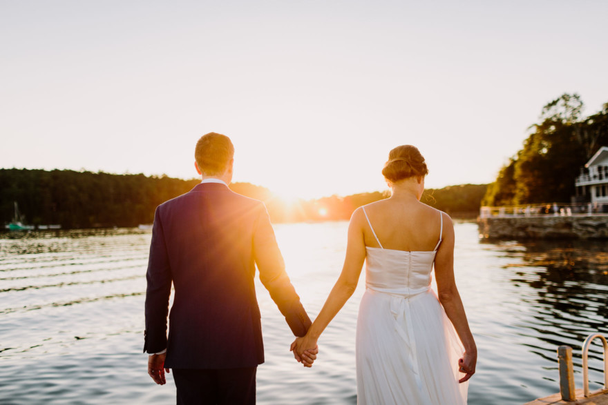A Dreamy Seaside Union in Maine – Photo by Let's Frolic Together