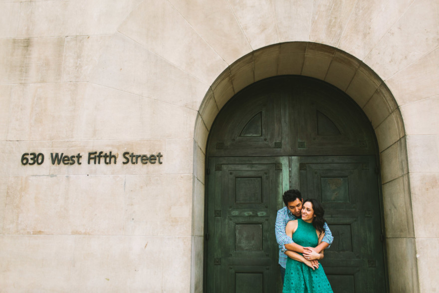Golden Downtown LA Lovestory – Photo by Let's Frolic Together