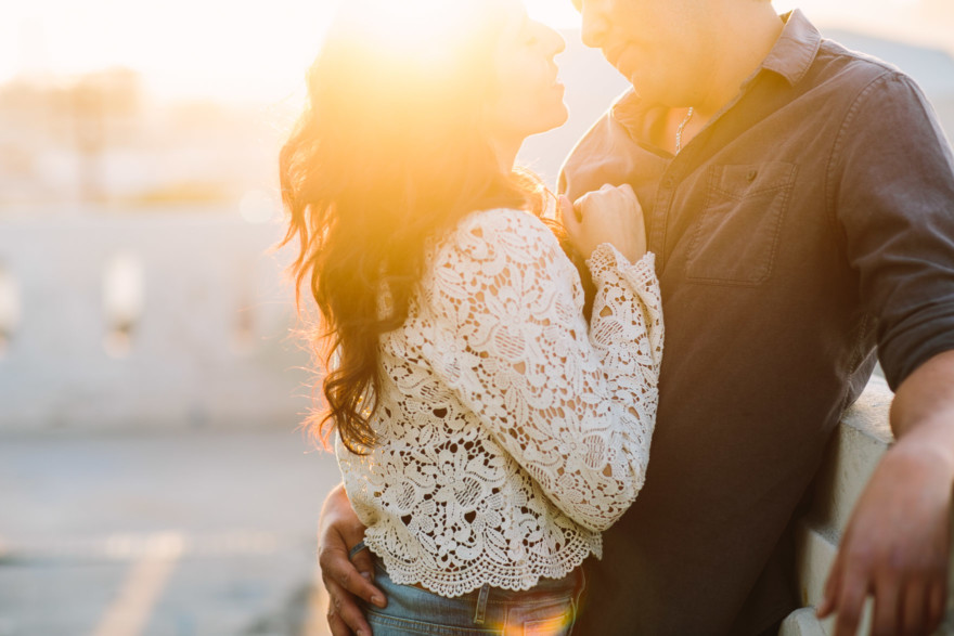 Golden Downtown LA Lovestory – Photo by Let's Frolic Together